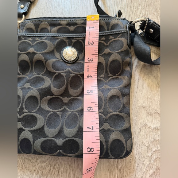 Coach Black and Gray Crossbody Bag - Picture 13 of 14